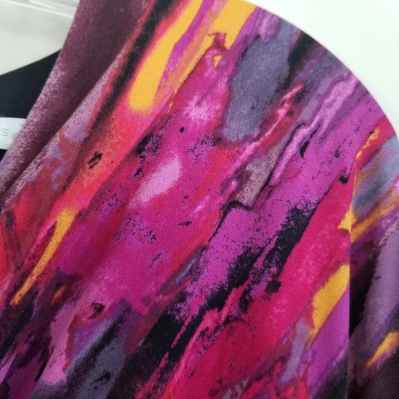 London Times V-Neck Twist Front Dress Size 10 NWT - Picture 6 of 7